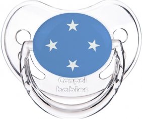 Drapeau États fédérés de Micronésie Sucete Physiologique Transparent classique