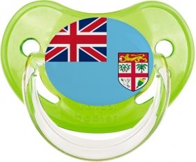 Drapeau Fidji Sucette Physiologique Vert classique