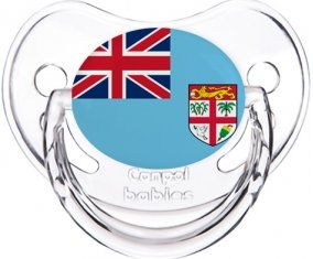 Drapeau Fidji Sucette Physiologique Transparent classique