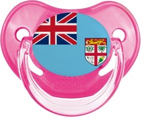 Drapeau Fidji Sucette Physiologique Rose classique