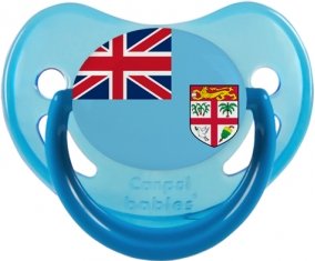 Drapeau Fidji Sucette Physiologique Bleue phosphorescente