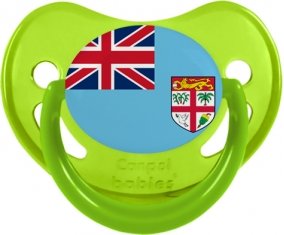Drapeau Fidji Sucette Physiologique Vert phosphorescente