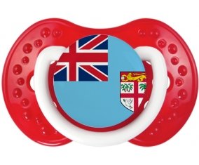 Drapeau Fidji Sucette LOVI Dynamic Blanc-rouge classique