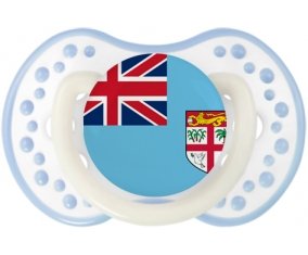 Drapeau Fidji Sucette LOVI Dynamic Blanc-cyan classique