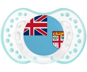 Drapeau Fidji Sucette LOVI Dynamic Retro-blanc-lagon classique