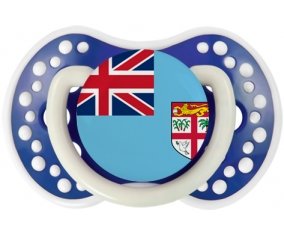 Drapeau Fidji Sucette LOVI Dynamic Bleu-marine phosphorescente