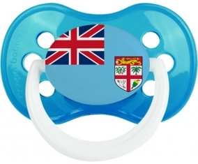 Drapeau Fidji Tétine Anatomique Cyan classique