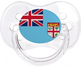 Drapeau Fidji Sucette Cerise Transparent classique