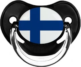 Drapeau Finlande Sucette Physiologique Noir classique
