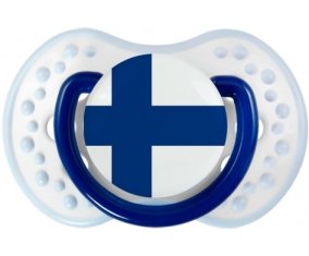Drapeau Finlande Sucette LOVI Dynamic Marine-blanc-bleu classique