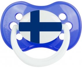 Drapeau Finlande : Sucette Anatomique personnalisée