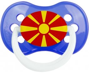 Drapeau Macédoine du Nord : Sucette Anatomique personnalisée