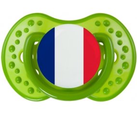 Drapeau France Tétine LOVI Dynamic Vert classique