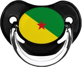 Drapeau Guyane Française Sucette Physiologique Noir classique