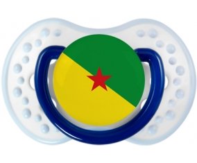 Drapeau Guyane Française Sucette LOVI Dynamic Marine-blanc-bleu classique