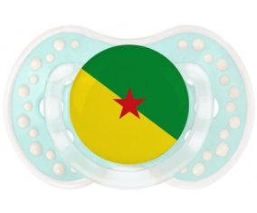 Drapeau Guyane Française Sucette LOVI Dynamic Retro-turquoise-lagon classique
