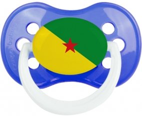 Drapeau Guyane Française Tétine Anatomique Bleu classique