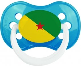 Drapeau Guyane Française Tétine Anatomique Cyan classique