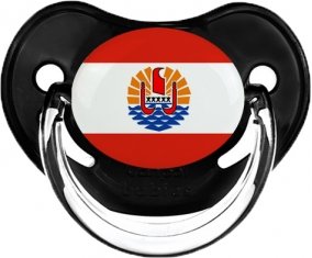 Drapeau Polynésie française Sucette Physiologique Noir classique