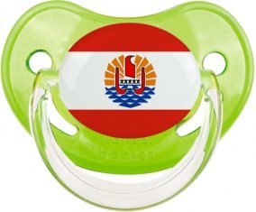 Drapeau Polynésie française Sucette Physiologique Vert classique