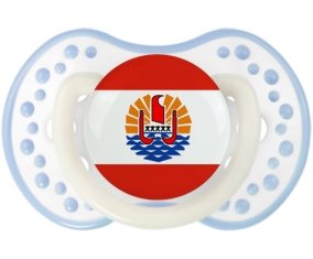Drapeau Polynésie française Sucette LOVI Dynamic Blanc-cyan classique