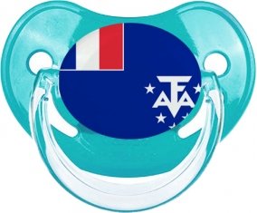 Drapeau Terres australes françaises Tétine Physiologique Bleue classique