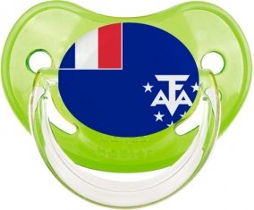 Drapeau Terres australes françaises Tétine Physiologique Vert classique