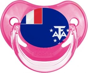 Drapeau Terres australes françaises Tétine Physiologique Rose classique