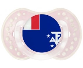 Drapeau Terres australes françaises Sucete LOVI Dynamic Retro-rose-tendre classique