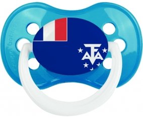 Drapeau Terres australes françaises Sucete Anatomique Cyan classique