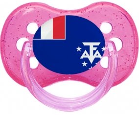 Drapeau Terres australes françaises Sucete Cerise Rose à paillette