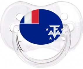 Drapeau Terres australes françaises Sucete Cerise Transparent classique