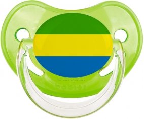 Drapeau Gabon Sucete Physiologique Vert classique