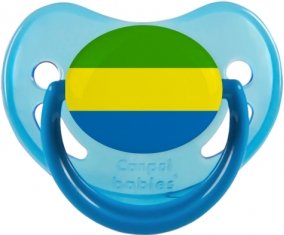 Drapeau Gabon Sucete Physiologique Bleue phosphorescente