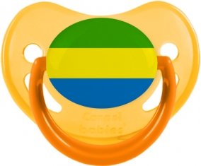 Drapeau Gabon Sucete Physiologique Jaune phosphorescente