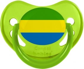Drapeau Gabon Sucete Physiologique Vert phosphorescente