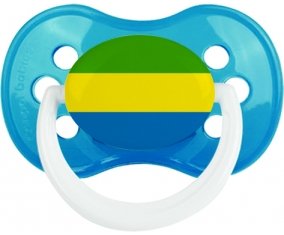 Drapeau Gabon Sucette Anatomique Cyan classique