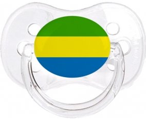 Drapeau Gabon Sucette Cerise Transparent classique