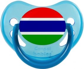 Drapeau Gambie Sucette Physiologique Bleue phosphorescente