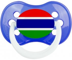 Drapeau Gambie Tétine Anatomique Bleu classique
