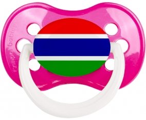Drapeau Gambie Tétine Anatomique Rose foncé classique