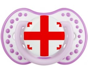 Drapeau Géorgie Sucette LOVI Dynamic Blanc-mauve classique