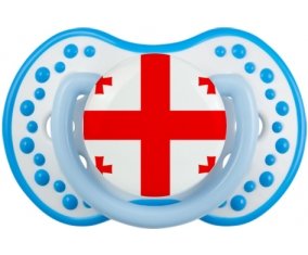 Drapeau Géorgie Sucette LOVI Dynamic Blanc-bleu phosphorescente
