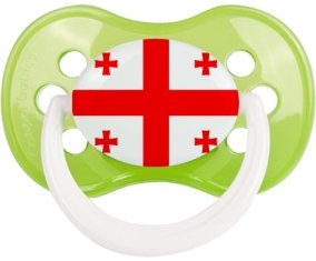 Drapeau Géorgie Sucette Anatomique Vert classique