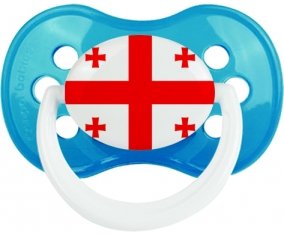 Drapeau Géorgie Sucette Anatomique Cyan classique