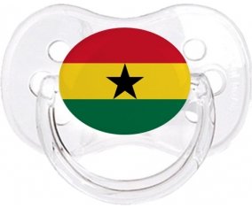 Drapeau Ghana Sucette Cerise Transparent classique