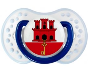 Drapeau Gibraltar Sucette LOVI Dynamic Marine-blanc-bleu classique