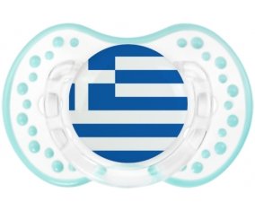 Drapeau Grèce Sucette LOVI Dynamic Retro-blanc-lagon classique