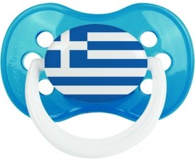 Drapeau Grèce Sucette Anatomique Cyan classique