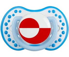 Drapeau Groenland Sucete LOVI Dynamic Blanc-bleu phosphorescente